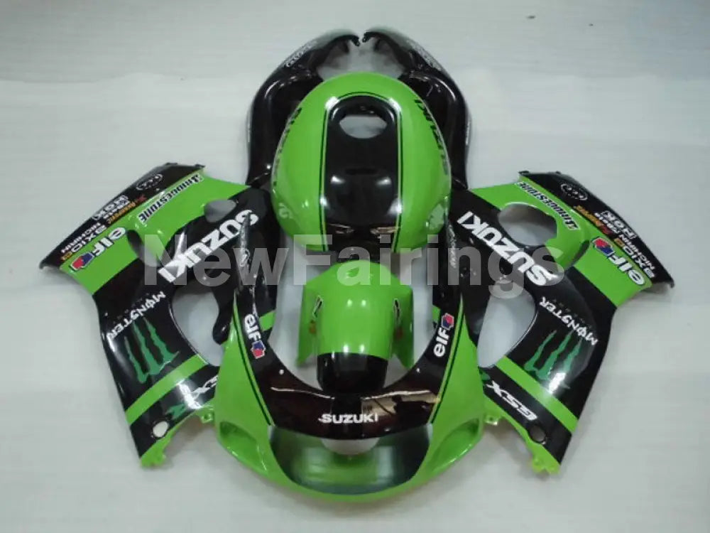 Green and Black Monster - GSX-R750 96-99 Fairing Kit