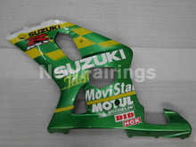 Load image into Gallery viewer, Green and Yellow Movistar - GSX-R600 01-03 Fairing Kit -