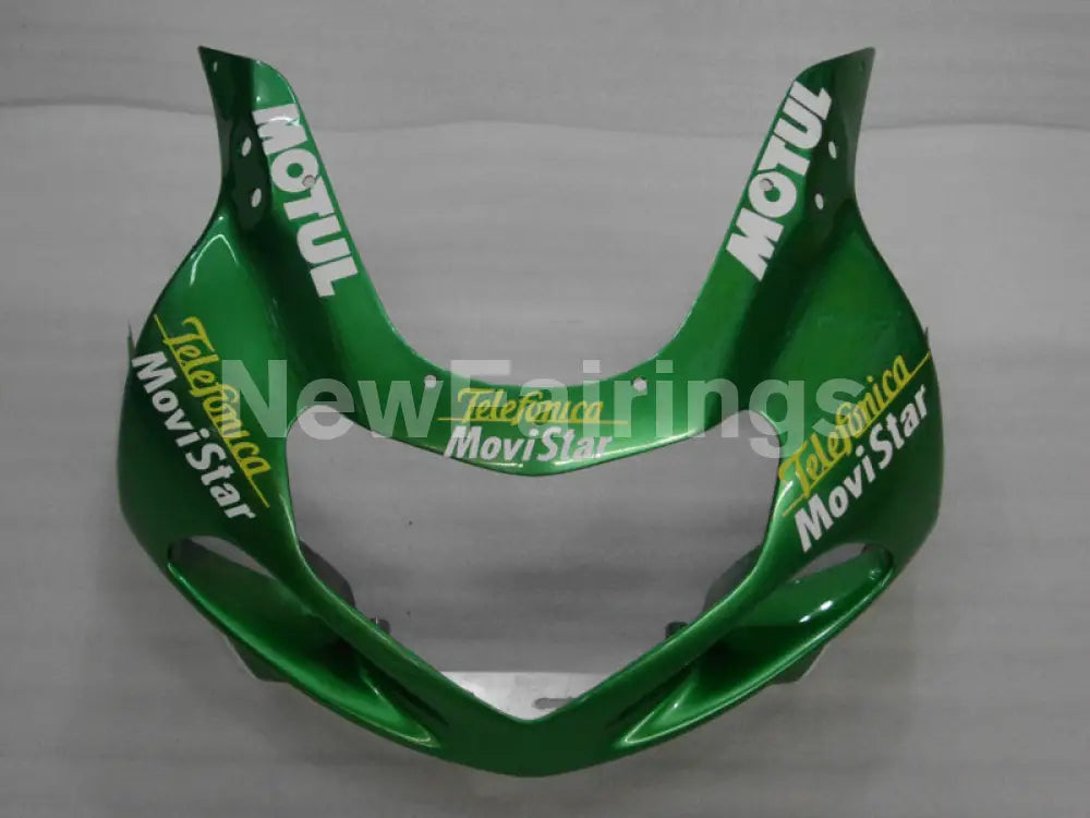 Green and Yellow Movistar - GSX-R600 01-03 Fairing Kit -