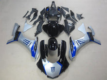 Load image into Gallery viewer, Silver and Black Blue Factory Style - YZF-R1 15-19 Fairing Kit