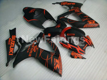 Load image into Gallery viewer, Matte Black and Orange Corona - GSX-R600 06-07 Fairing Kit