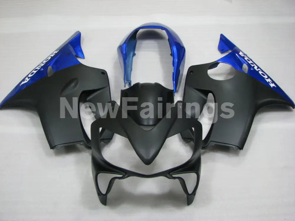 Matte Black and Blue Factory Style - CBR600 F4i 04-06