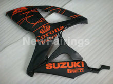 Load image into Gallery viewer, Matte Black and Orange Corona - GSX-R600 06-07 Fairing Kit