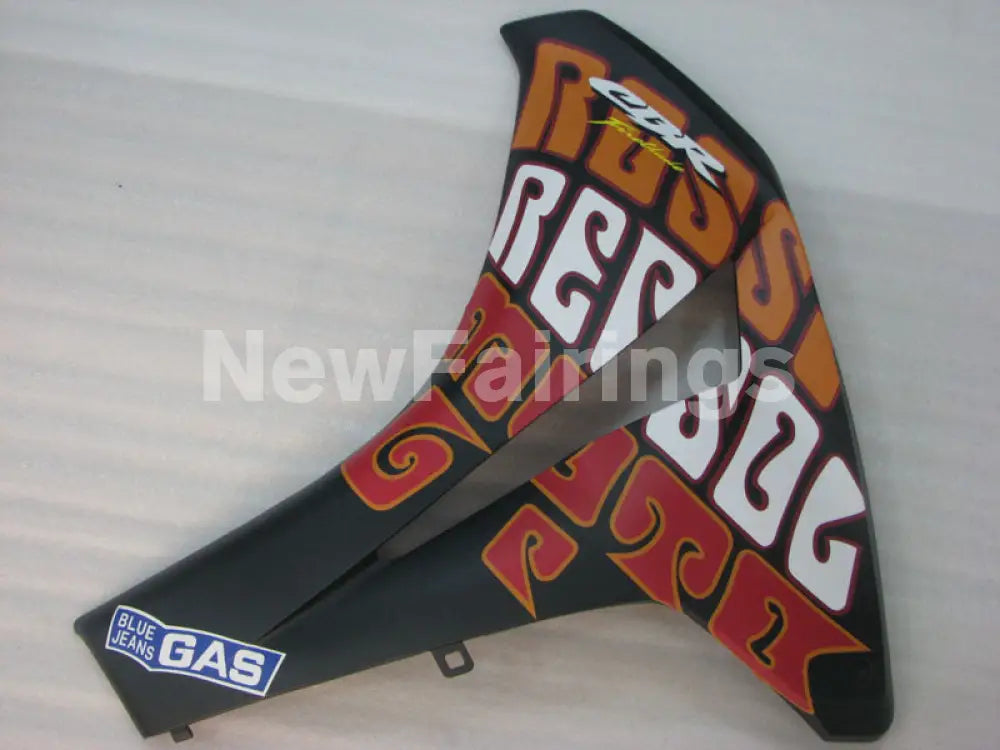 Matte Black and Orange Rossi - CBR1000RR 08-11 Fairing Kit -