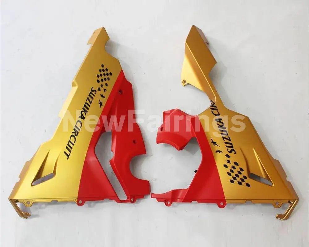 Matte Red and Golden Factory Style - CBR1000RR 17-23 Fairing