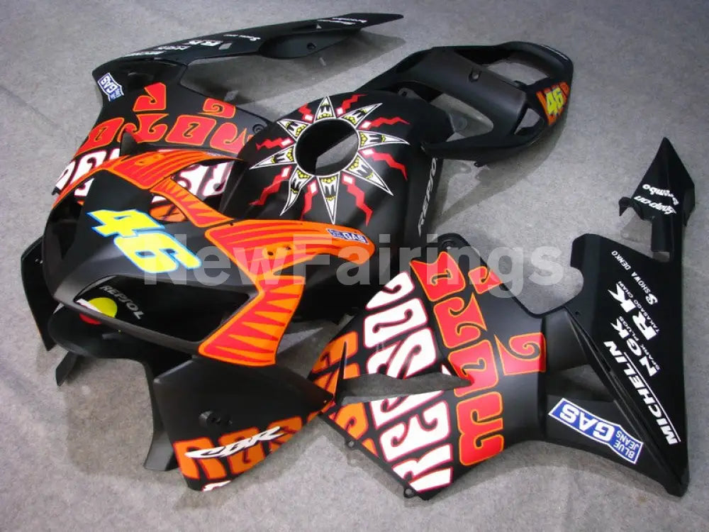 Number 46 Matte Black Rossi - CBR600RR 05-06 Fairing Kit -