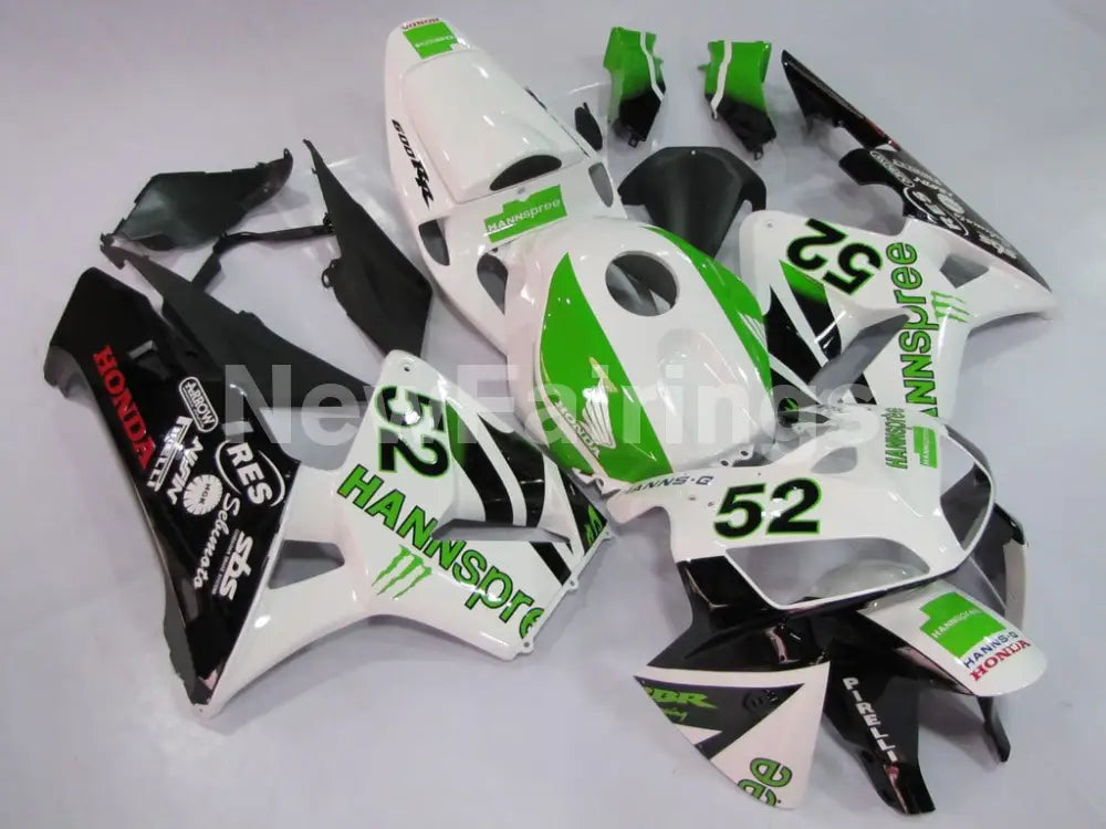 Number 52 Green and White HANN Spree - CBR600RR 05-06