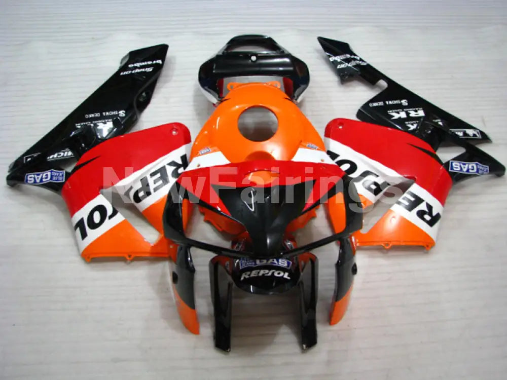 Orange and Red Black Repsol - CBR600RR 05-06 Fairing Kit -