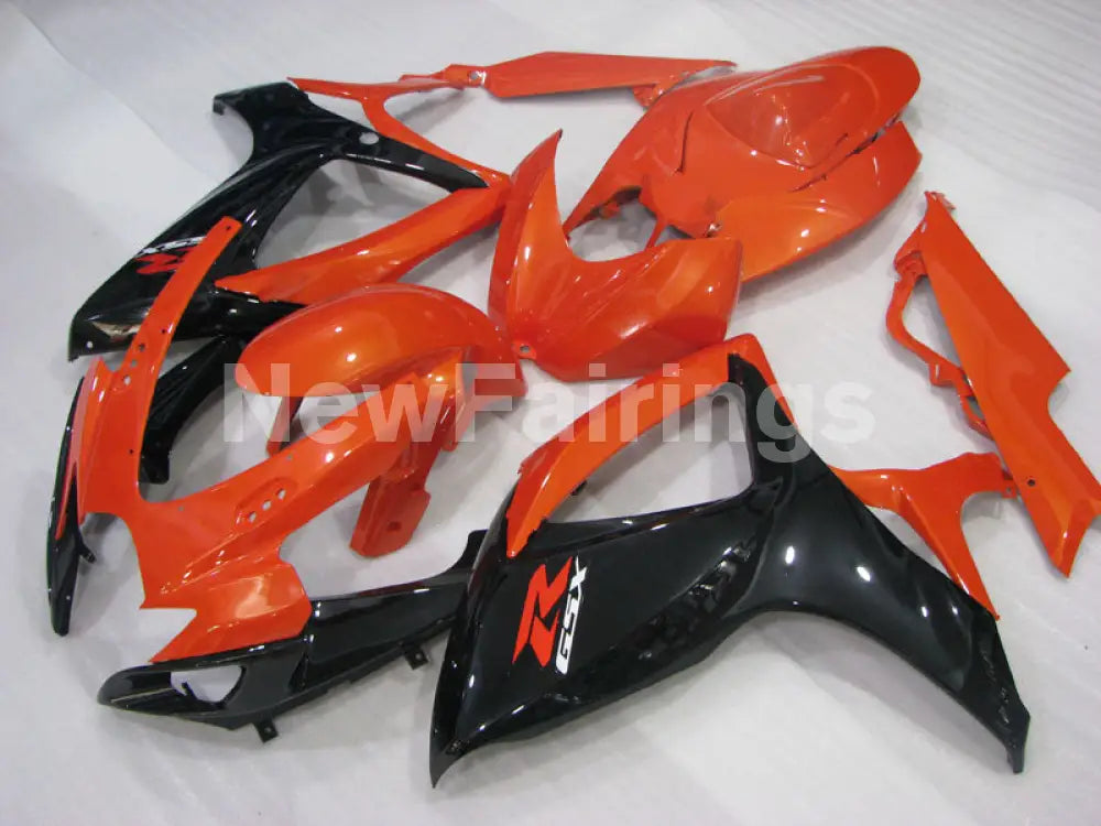 Orange Black Factory Style - GSX-R750 06-07 Fairing Kit