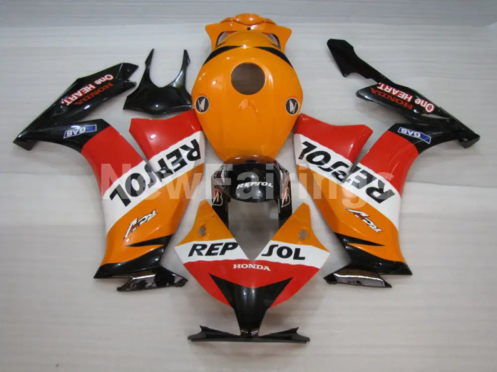 Orange Red and Black Repsol - CBR1000RR 12-16 Fairing Kit -