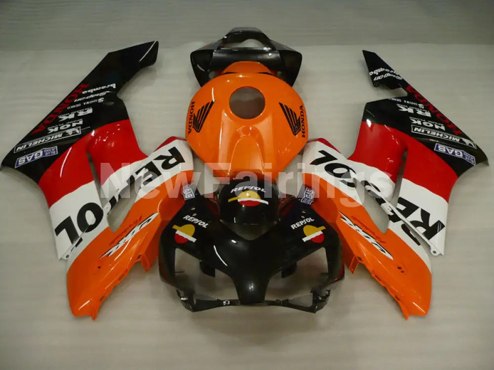 Orange and Red Black Repsol - CBR1000RR 04-05 Fairing Kit -