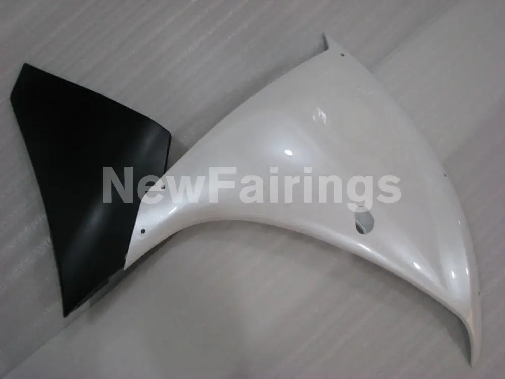 Pearl White Matte Black decals - YZF-R1 12-14 Fairing Kit