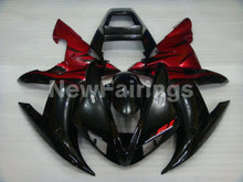 Load image into Gallery viewer, Red and Black Flame - YZF-R1 02-03 Fairing Kit - Vehicles &amp;