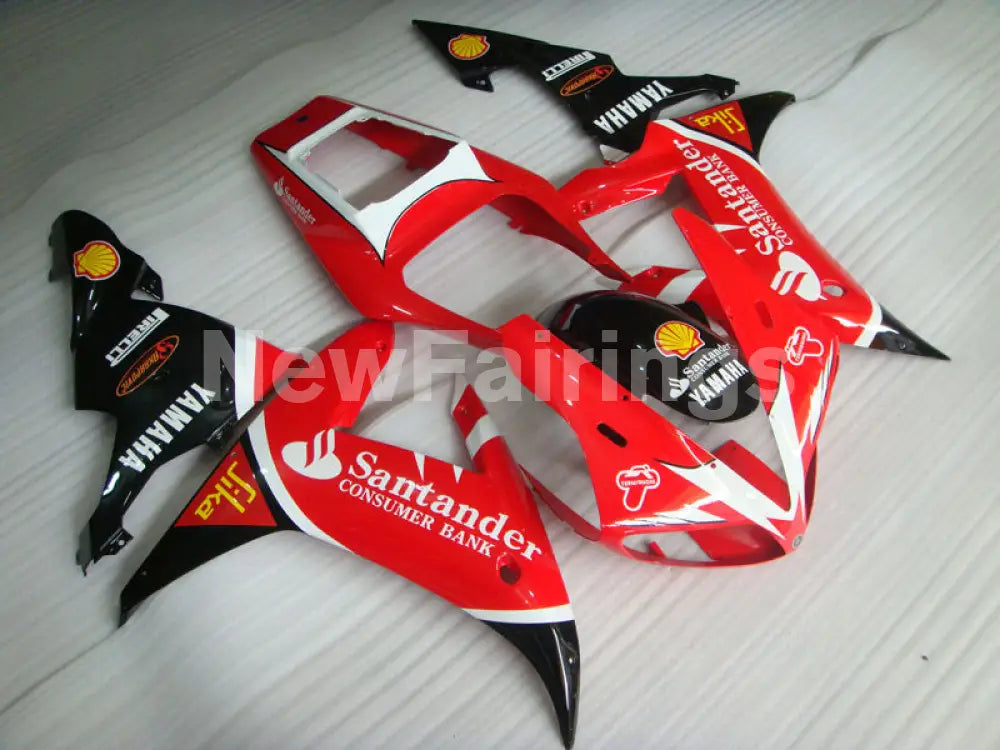 Red and Black Santander - YZF-R1 02-03 Fairing Kit