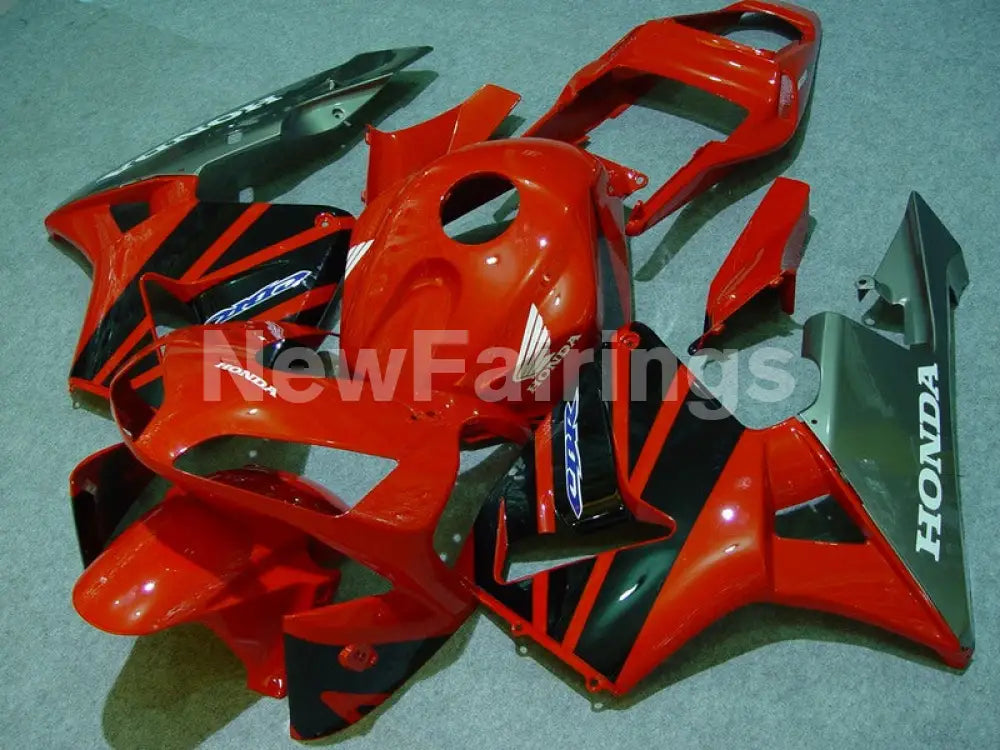 Red and Grey Black Factory Style - CBR600RR 03-04 Fairing