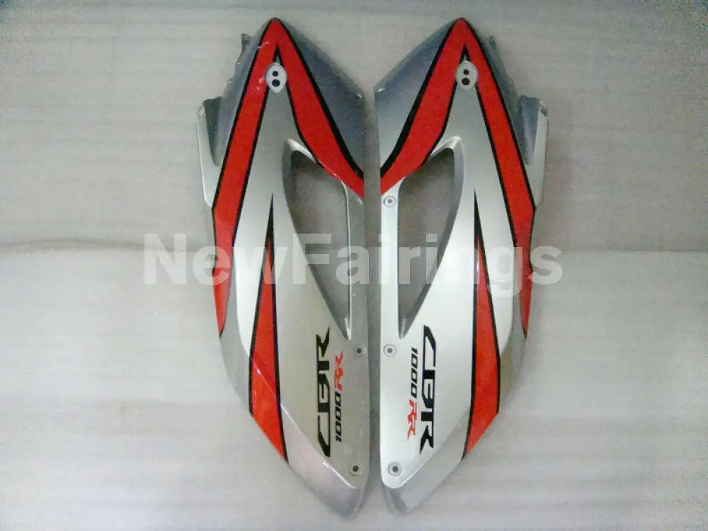 Red and Silver Factory Style - CBR1000RR 04-05 Fairing Kit -