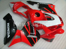 Load image into Gallery viewer, Red and White Black Factory Style - CBR600RR 03-04 Fairing