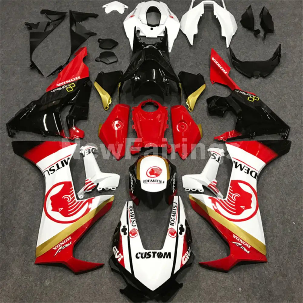 Red and White IDEMITSU - CBR1000RR 17-23 Fairing Kit -