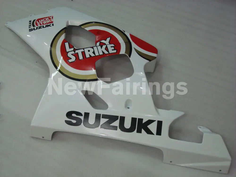 Red and White Lucky Strike - GSX-R600 04-05 Fairing Kit -