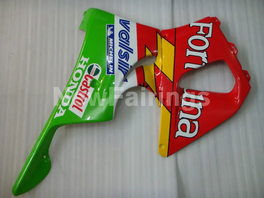 Red and Yellow Green Castrol - CBR 919 RR 98-99 Fairing Kit