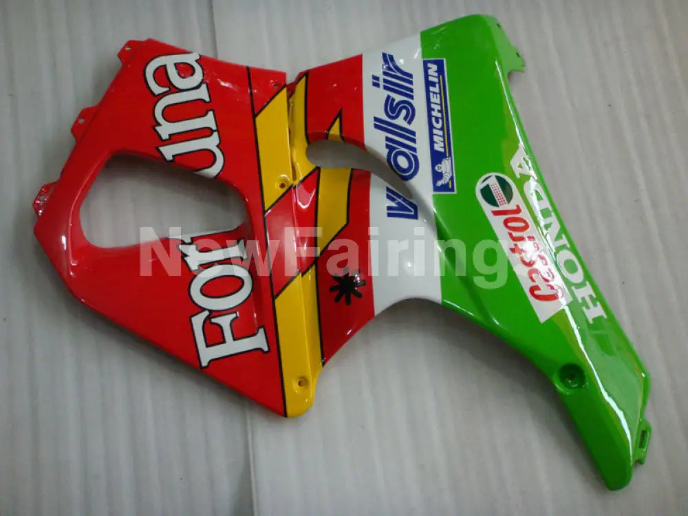 Red and Yellow Green Castrol - CBR 919 RR 98-99 Fairing Kit