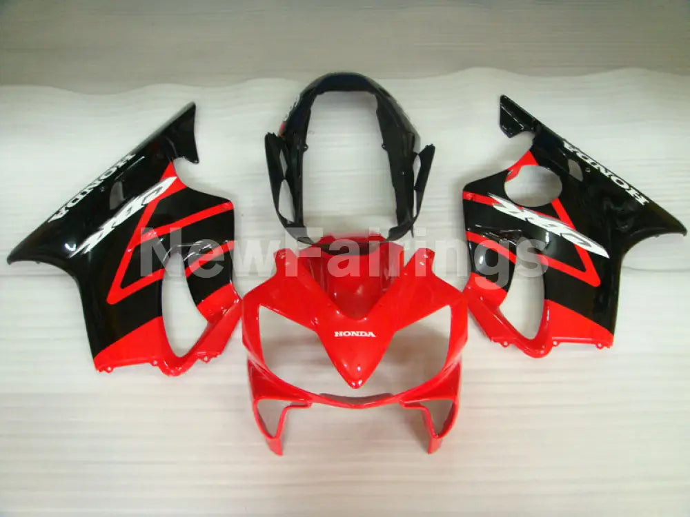 Red and Black Factory Style - CBR600 F4i 04-06 Fairing Kit -