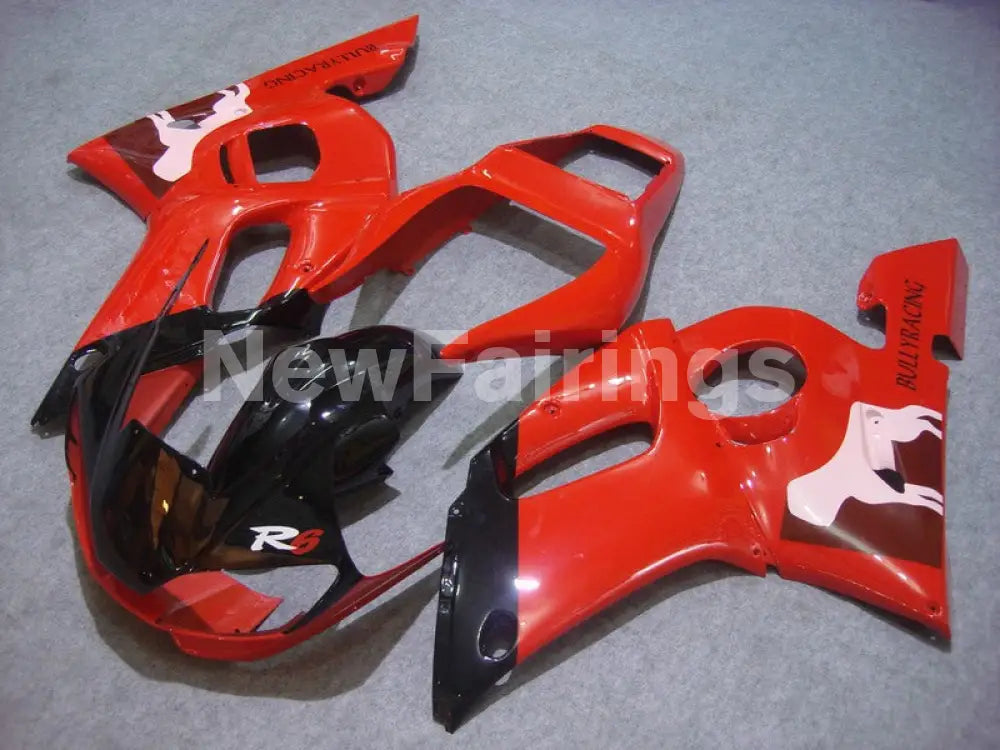 Red Black Factory Style - YZF-R6 98-02 Fairing Kit Vehicles & Parts > Vehicle Parts & Accessories > Motor Vehicle Parts