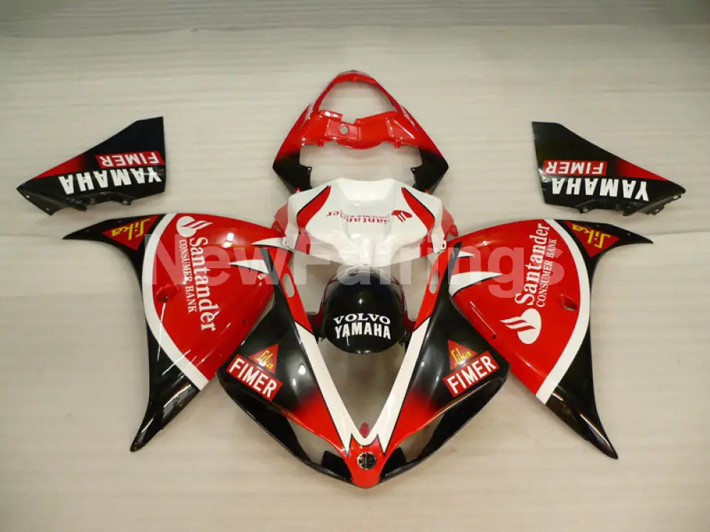 Red Black Santander - YZF-R1 09-11 Fairing Kit - Vehicles &