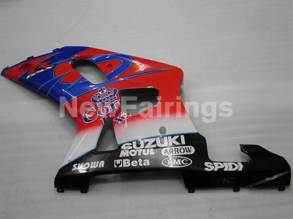 Red and Blue Corona - GSX-R600 01-03 Fairing Kit - Vehicles