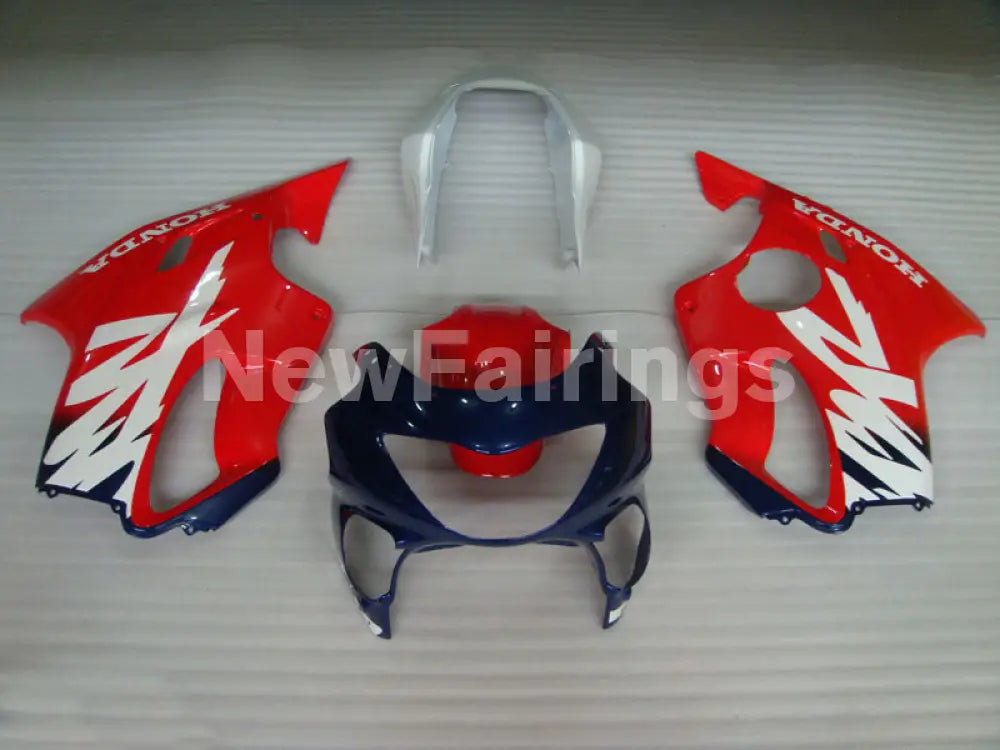 Red Blue White Factory Style - CBR600 F4 99-00 Fairing Kit -