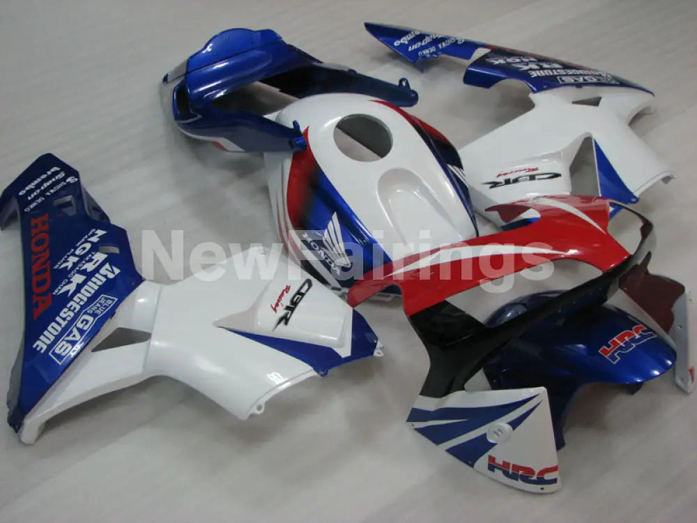 Red Blue and White HRC - CBR600RR 03-04 Fairing Kit -