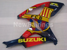 Load image into Gallery viewer, Red and Blue Yellow FCB - GSX-R600 06-07 Fairing Kit -