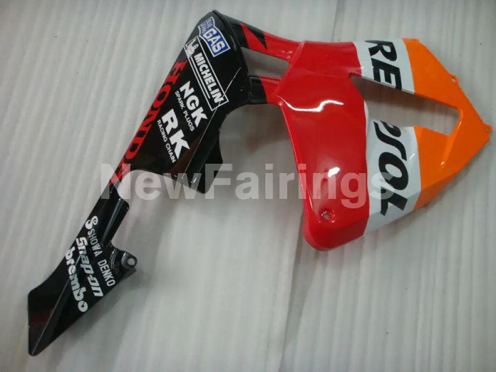 Red Orange and Black Repsol - CBR600RR 05-06 Fairing Kit -
