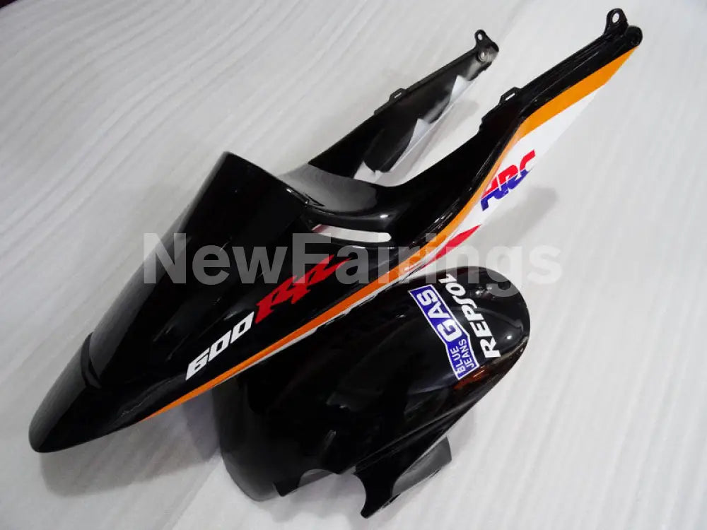 Red Orange and Black Repsol - CBR600RR 03-04 Fairing Kit -