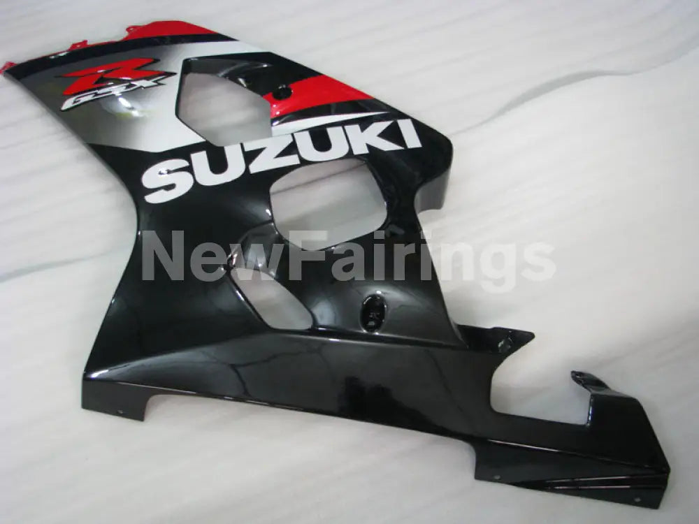 Red and Silver Black Factory Style - GSX-R600 04-05 Fairing