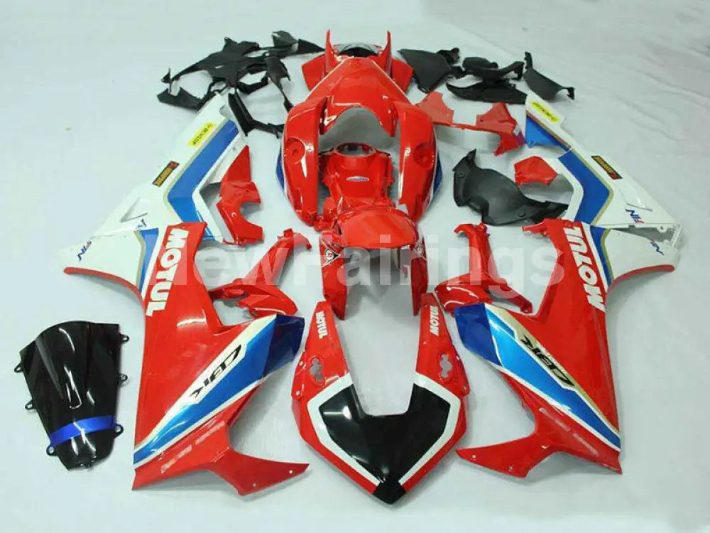 Red White Blue Factory Style - CBR1000RR 17-23 Fairing Kit -