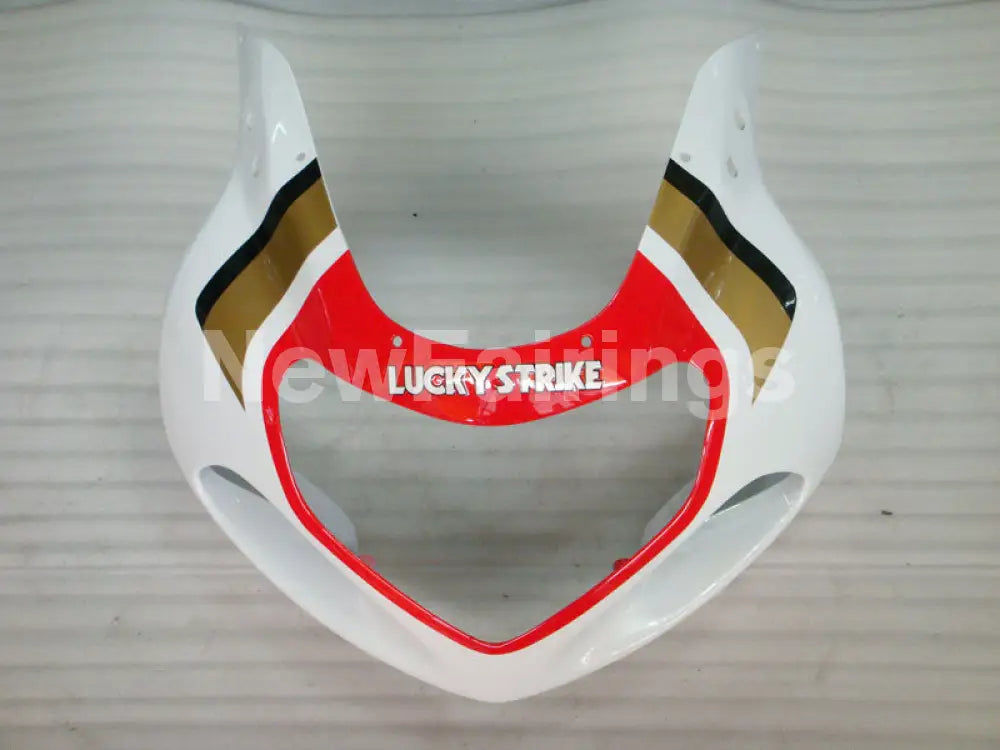 Red and White Lucky Strike - GSX-R750 00-03 Fairing Kit