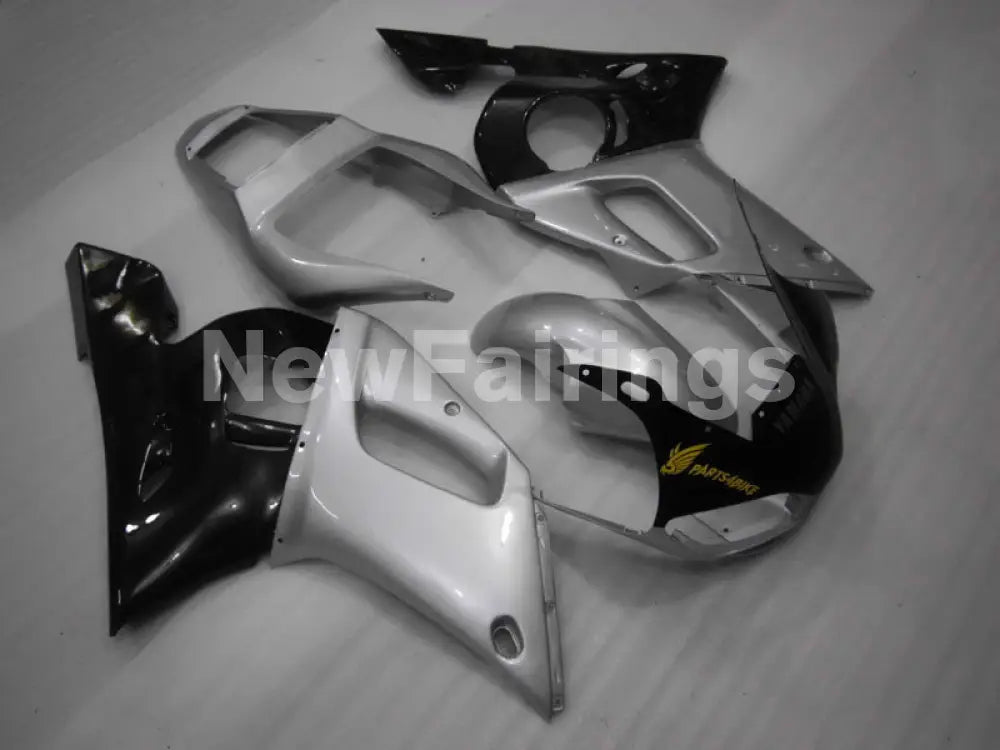 Silver and Black Factory Style - YZF-R6 98-02 Fairing Kit Vehicles & Parts > Vehicle Parts & Accessories > Motor