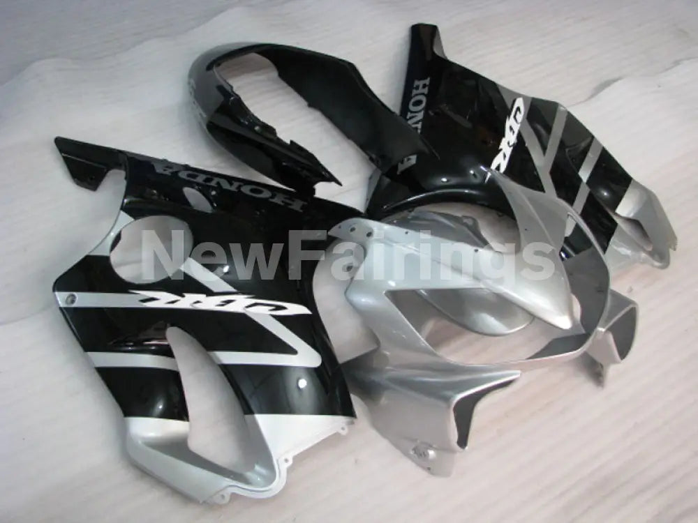 Silver Black Factory Style - CBR600 F4i 04-06 Fairing Kit -