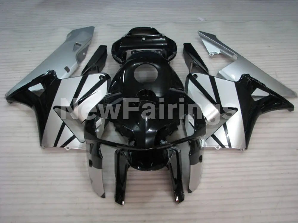 Silver and Black Factory Style - CBR600RR 05-06 Fairing Kit