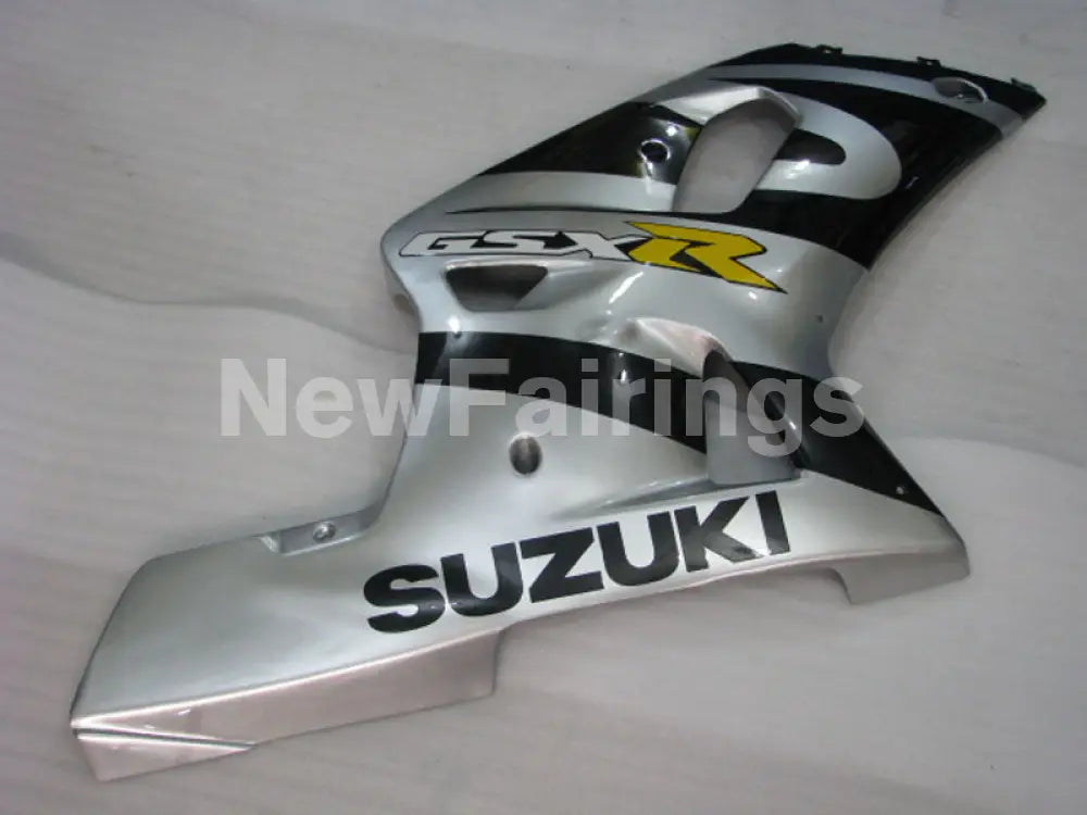 Silver and Black Factory Style - GSX-R600 01-03 Fairing Kit