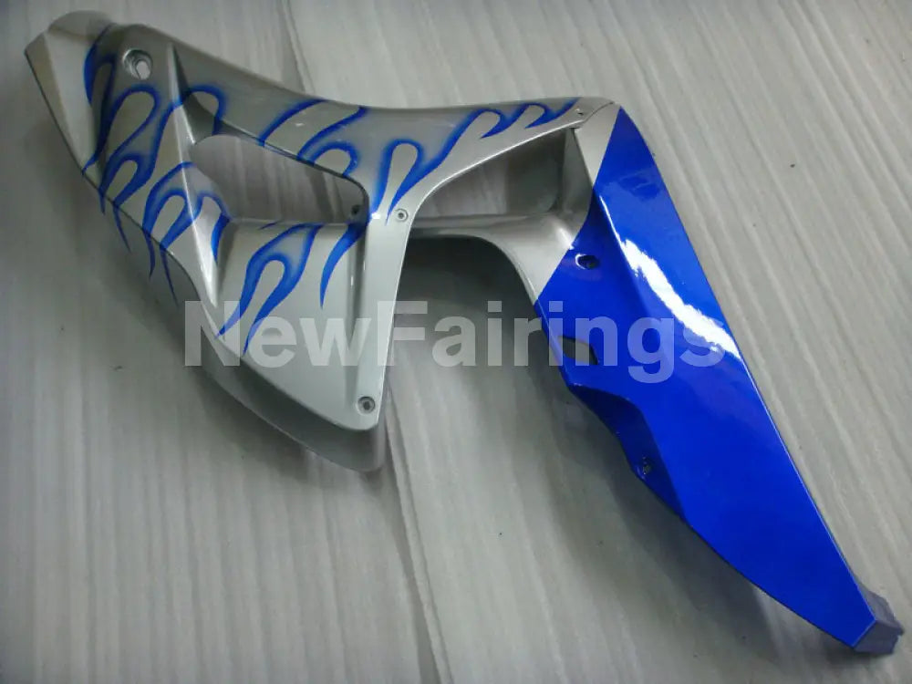 Silver and Blue Flame - CBR1000RR 06-07 Fairing Kit -