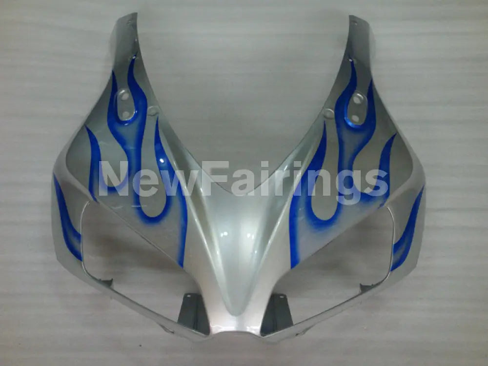 Silver and Blue Flame - CBR1000RR 06-07 Fairing Kit -
