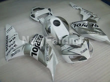 Load image into Gallery viewer, Silver and White Repsol - CBR1000RR 06-07 Fairing Kit -