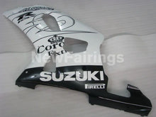 Load image into Gallery viewer, White and Black Corona - GSX-R600 01-03 Fairing Kit -