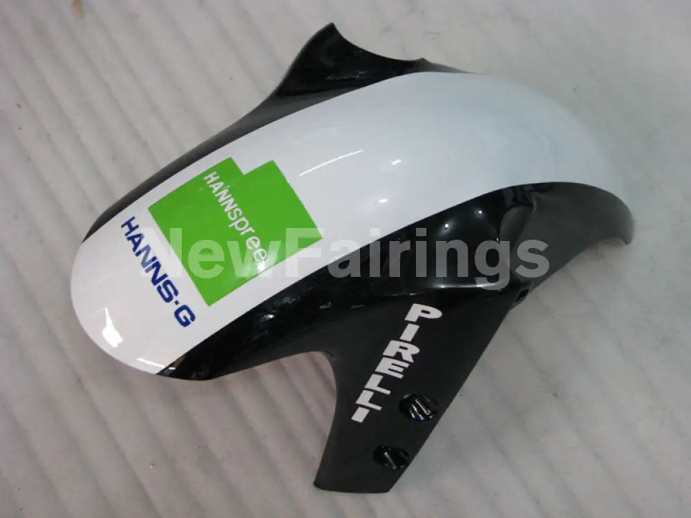 White and Black Green HANN Spree - YZF-R1 98-99 Fairing Kit