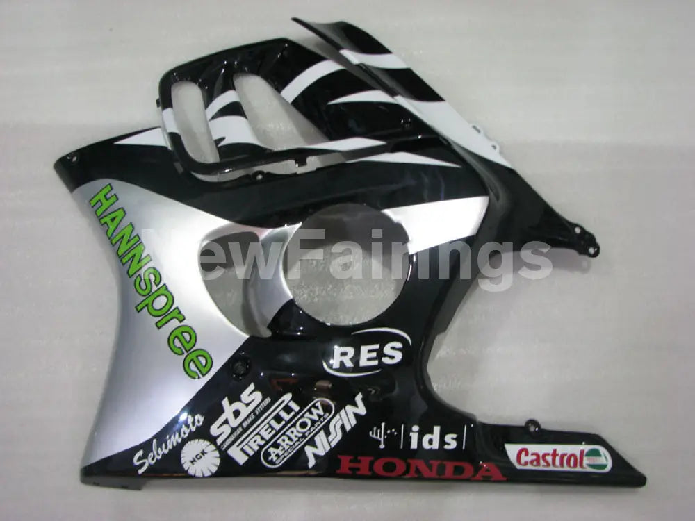 White and Black Silver HANN Spree - CBR600 F3 95-96 Fairing