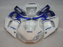 Load image into Gallery viewer, White and Blue Factory Style - YZF-R6 98-02 Fairing Kit Vehicles &amp; Parts &gt; Vehicle Parts &amp; Accessories &gt; Motor Vehicle