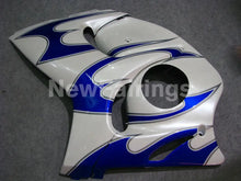 Load image into Gallery viewer, White and Blue Flame - GSX1300R Hayabusa 08-20 Fairing Kit