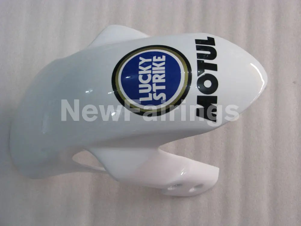 White and Blue Lucky Strike - GSX-R750 06-07 Fairing Kit